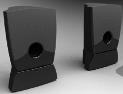 Small speakers amplifier 3D models
