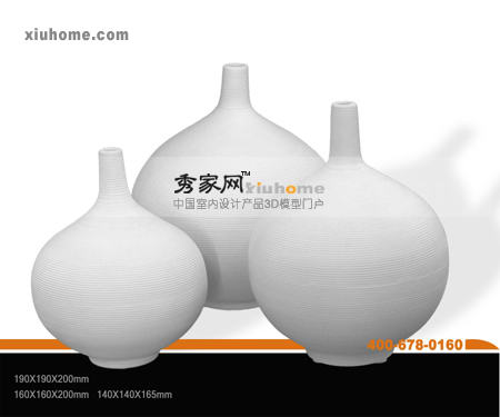 Ceramic round canned adorn article
