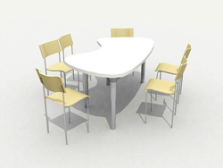 Sweet household chair 3D models