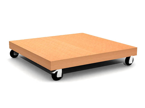 Simple roller-blading baffle
