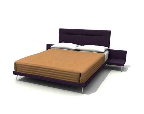 Contracted household double bed
