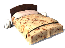 Traditional wooden double 3D models