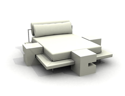 Multifunctional individual character style hammock 3D models
