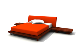 Wood bottom cloth art double 3D models