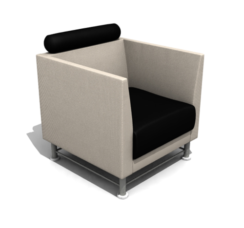 Fashion square cloth art sofa
