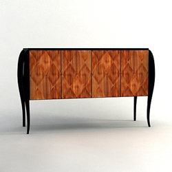 European wood table restoring ancient ways 3D models