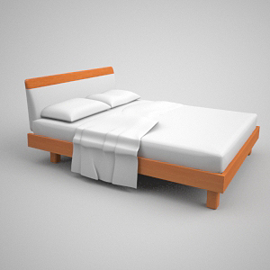 Contracted xi mengsai mattess wooden bed
