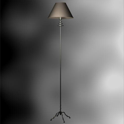 Single-pole floor lamp retro Chinese