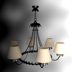 Elegant European style castle chandelier
