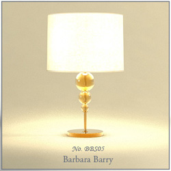 European noble metal table lamp