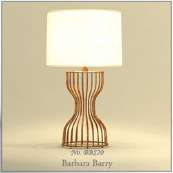Elegant European-style rattan table lamp personality