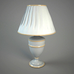 Chinese ancient porcelain lamp with cover