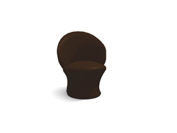 Chinese brown sofa monomer