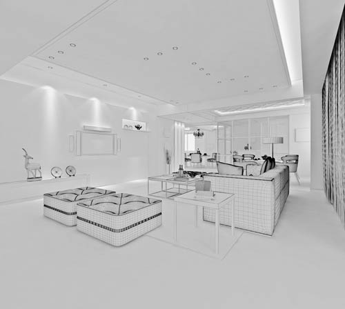 Simple fashion living room