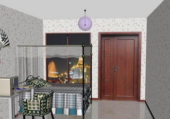Small Space Bedroom Model