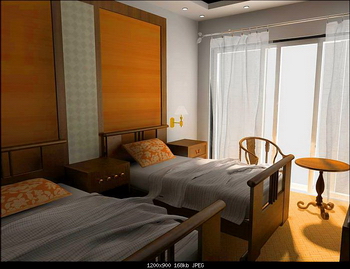 Double bedroom model