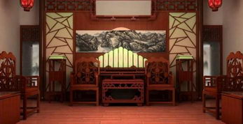 Antique living room model