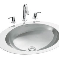 Clean white sink