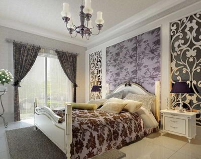 European-style bedroom model