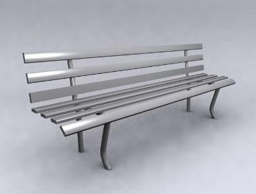 Simple model of the gray chair