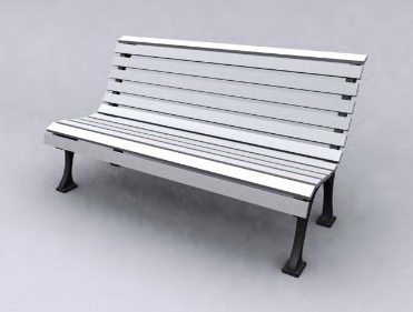 Grey leisure chair model