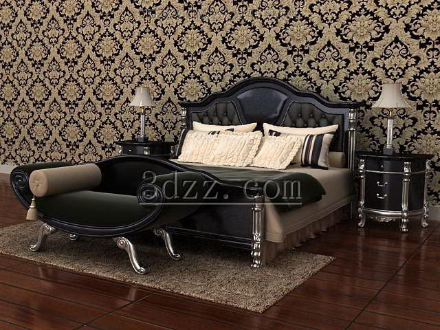 European simple style bedroom