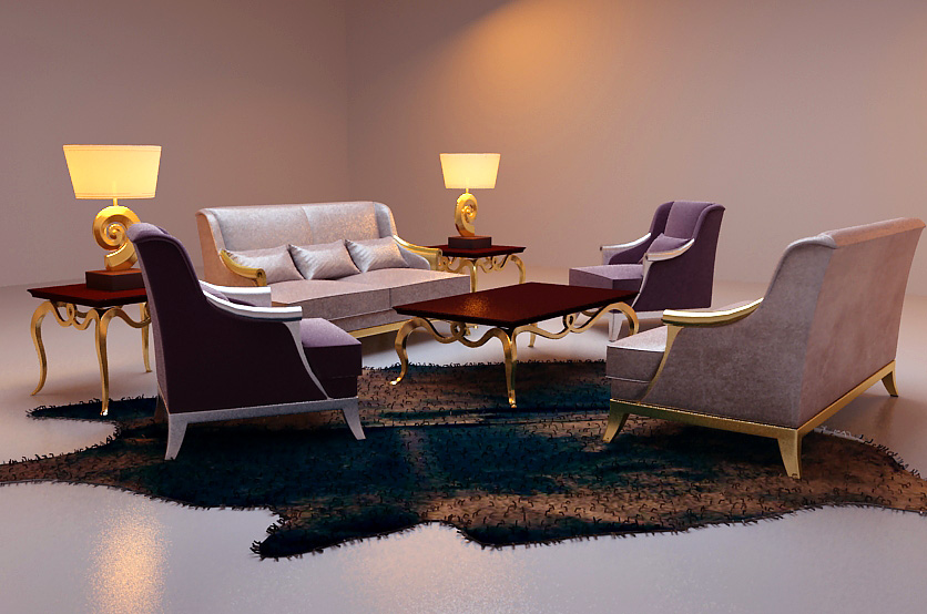 Leisure sofa combination of Po Yang