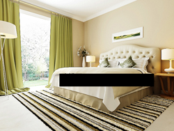 European garden style bedroom