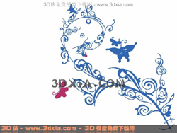 The scenery is beautiful decorative wallpaper
