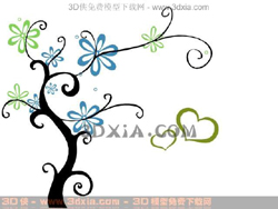 Spring scenery pattern wallpaper breath