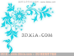 Blue and bright indoor map wallpaper