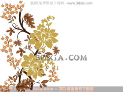 Breath of autumn indoor map wallpaper