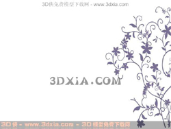 Purple beautiful breath indoor map wallpaper