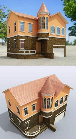 European castle building