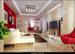 Beautiful modern style living room