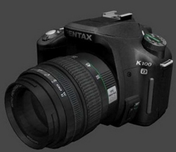Black pentax_k100D Super SLR