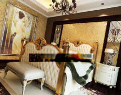 European aristocratic style bedroom