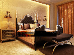 Magnificent European-style bedroom
