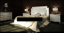 European elegant princess style bedroom