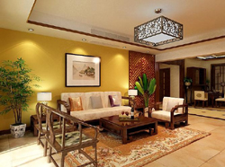 Contemporary and contracted type sunshine sitting room