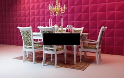 European classical dining table