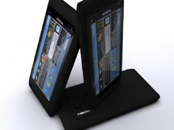 Black Nokia N8 phone