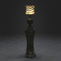 Single European Art Floor Lamp