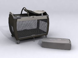 Transportable small baby bed