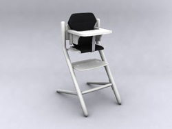 White high-quality goods upscale double-decked baby carriage