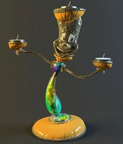Cartoon images Candlestick