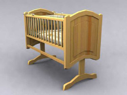 Chinese wood crib