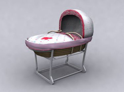 Red fixed cot
