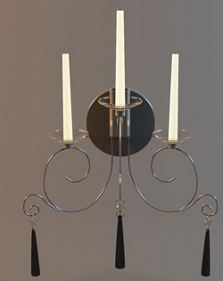 Continental Classic Iron Candlestick