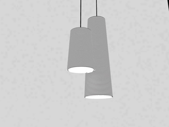Spring Spiral Chandelier